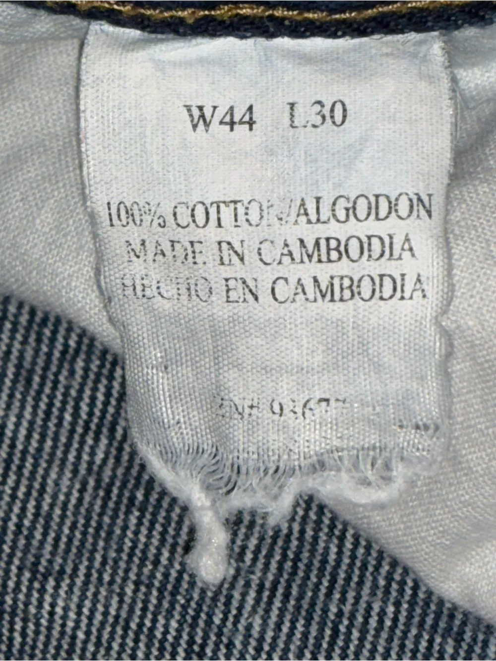 Vintage Big Mac Workwear Carpenter Jeans Men’s Size 44x28 Dark Wash Thick Heavy